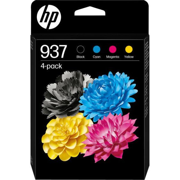 HP 937 Black/Colour Orig Ink Cart M/Pack