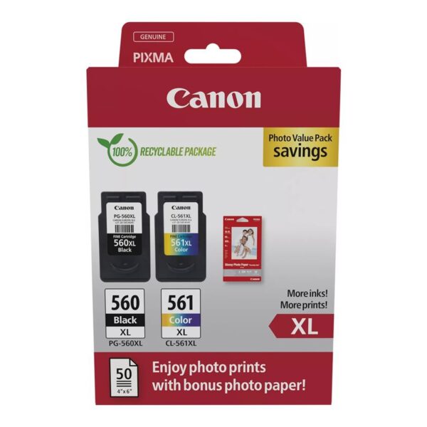 OEM Canon 3712C008 PG-560XL + CL-561XL