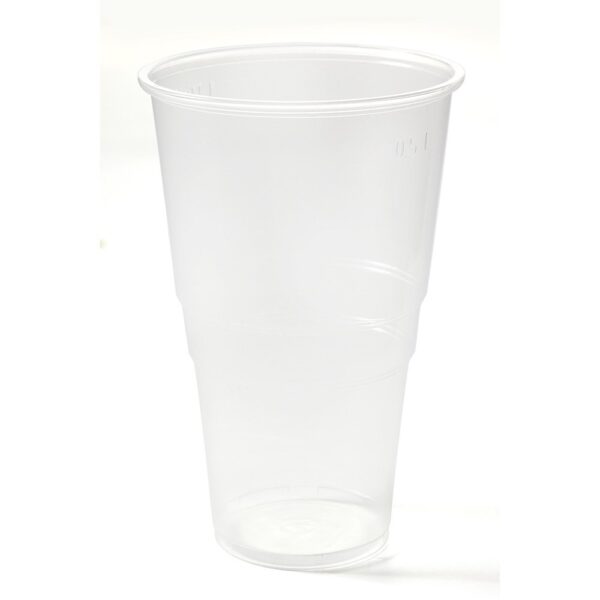 ValueX Flexiglass Plastic Glass 1 Pint Clear (Pack 1000) - 0510004 DD