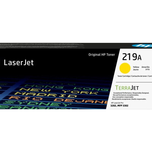 OEM HP W2192A/219A Yellow Toner