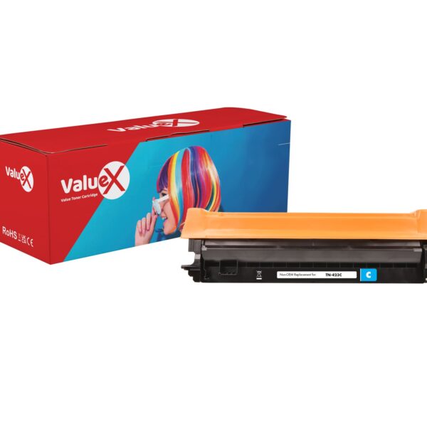 ValueX Brother Cyan High Capacity Remanufactured Toner Cartridge 4k pages - TN423C