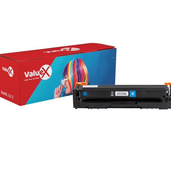 ValueX HP 203X Cyan High Yield Compatible New Build Toner Cartridge 2.5k pages - CF541X
