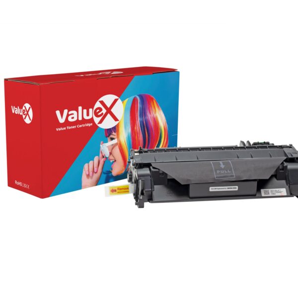 ValueX HP 05A Black Standard Capacity Compatible New Build Toner Cartridge 2.3k pages - CE505A