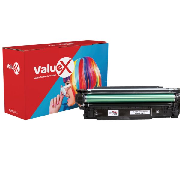 ValueX HP 507A Black Standard Capacity Compatible New Build Toner Cartridge 5.5k pages - CE400A