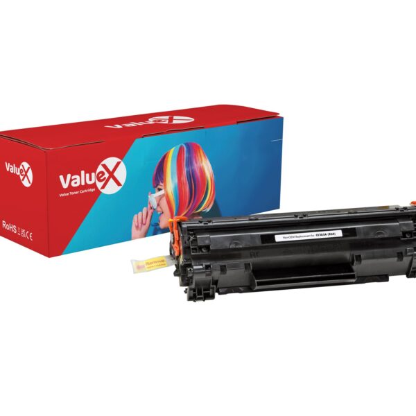 ValueX HP 85A Black Standard Capacity Compatible New Build Toner Cartridge 1.6k pages - CE285A
