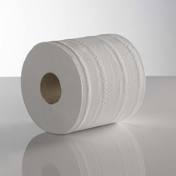 ValueX Centrefeed Roll 1 Ply 300M For Jumbo Dispensers White (Pack 6) - WCF300