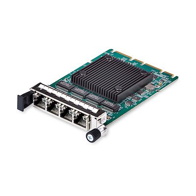 StarTech.com 4 Port RJ45 Gigabit OCP 3.0 Server Network Card with Intel I350-AM4