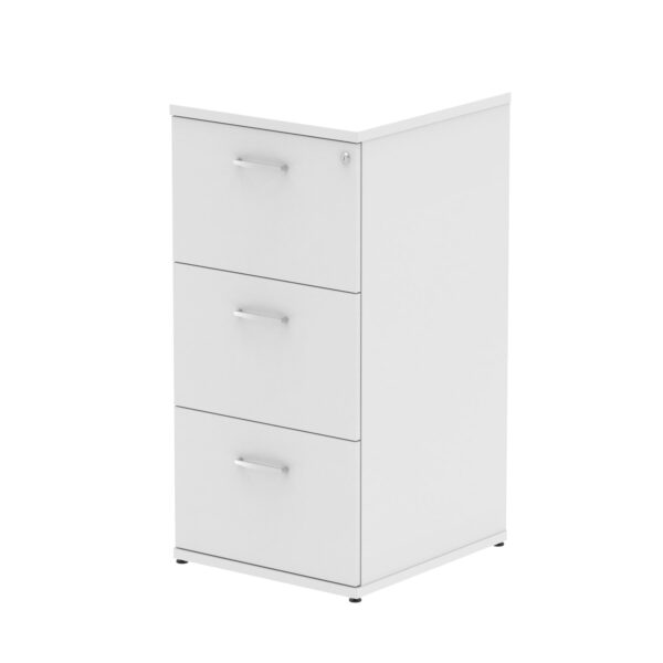 Impulse 3 Drawer Filing Cabinet White I000193 DD