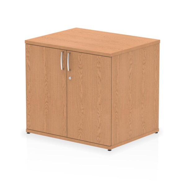 Dynamic Impulse 600mm Deep Desk High Cupboard Oak I000770 DD