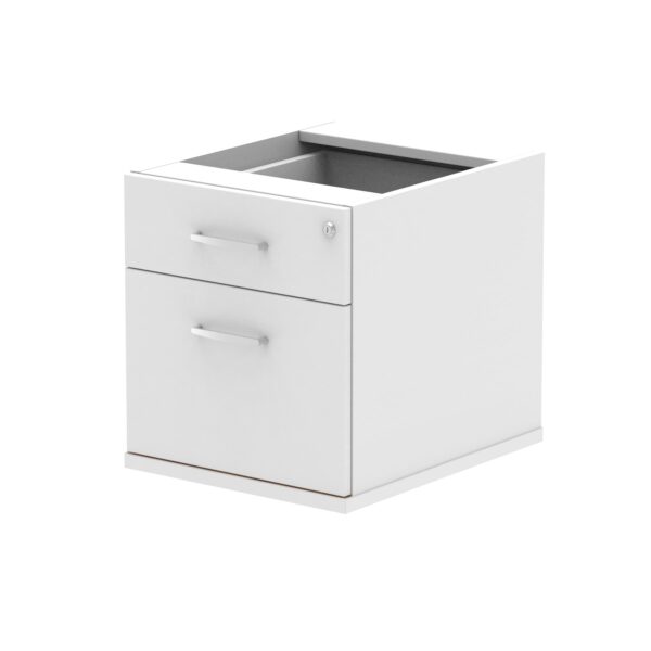Impulse 2 Drawer Fixed Pedestal White I001642 DD