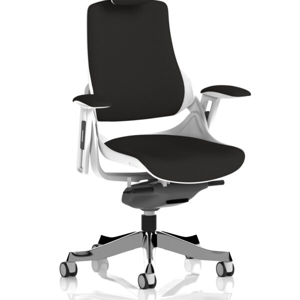 Zure Black Fabric With Arms With Headrest KC0161 DD