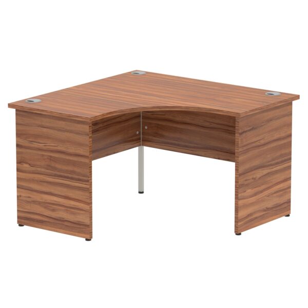 Dynamic Impulse 1200mm Corner Desk Walnut Top Panel End Leg MI002127 DD