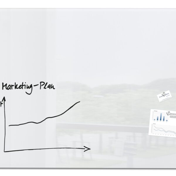 Glass whiteboard Artv white 150x100cm