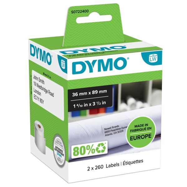 DYMO 99012 (S0722400) Label TapeWhite 89