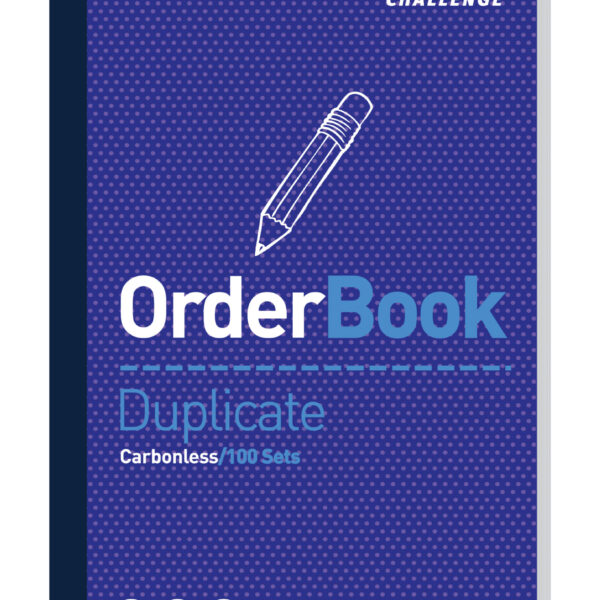 Challenge Duplicate Order Book 210x130mm Card Cover 100 Sets (Pack 5) 100080400