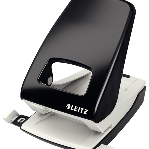 Leitz 5138 NeXXt 2 Hole Punch Metal 40 Sheet Black 51380095