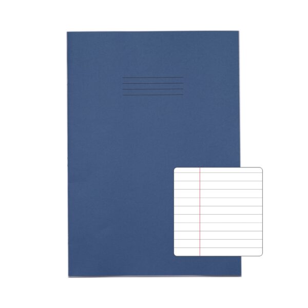 Rhino 13 x 9  Exercise Book Dark Blue
