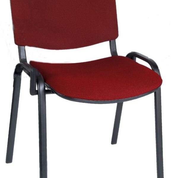 Conference Fabric Stackable Chair Burgundy - 1500BU