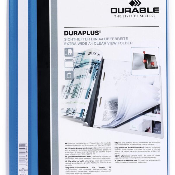 Durable DURAPLUS A4+ Folder Blue