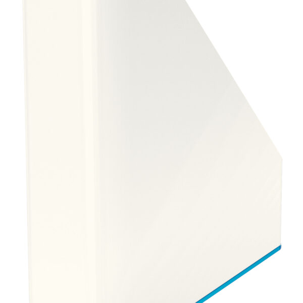 Leitz WOW Dual Colour Magazine File A4 White/Blue 53621036