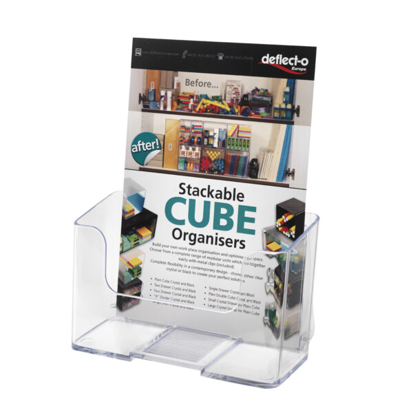 Deflecto Literature Holder A5 Portrait Clear - 74901