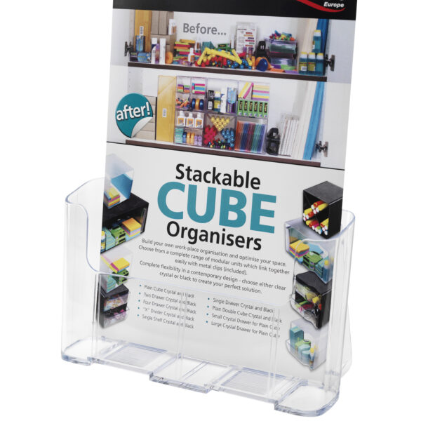 Deflecto Literature Holder A4 Portrait Clear - 77001