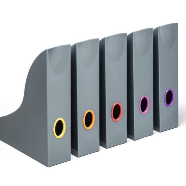 Durable VARICOLOR Magazine Rack Assorted