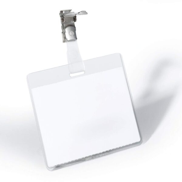 Durable Clip Security Badge 60x90mm