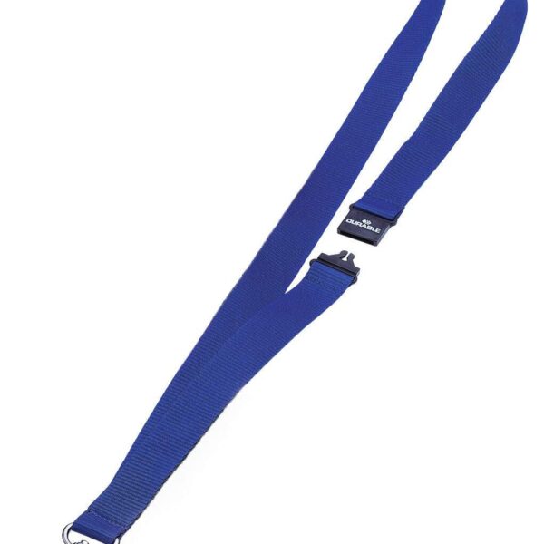 Durable Lanyard Blue 20mm