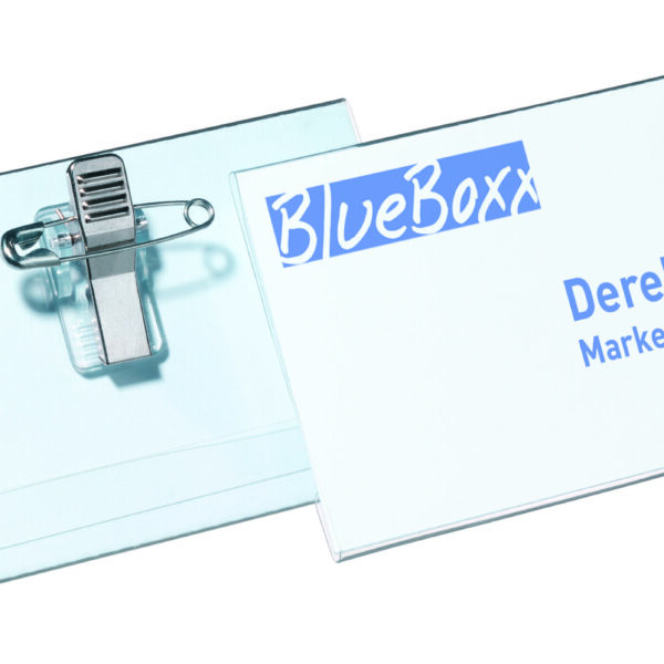 Durable Combi Clip Name Badge 54x90mm