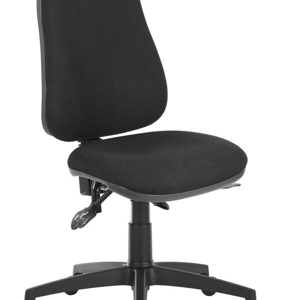 Ergo Comfort High Back Fabric Ergonomic Operator Office Chair without Arms Black - 9500BLK
