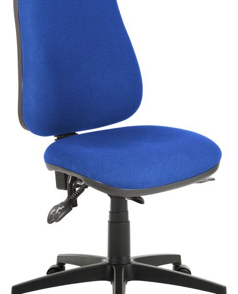 Ergo Comfort High Back Fabric Ergonomic Operator Office Chair without Arms Blue - 9500BLU