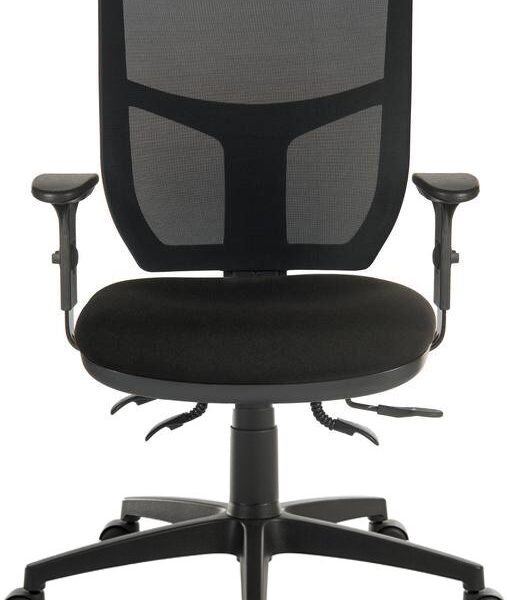 Ergo Comfort Mesh Back Ergonomic Operator Office Chair with Arms Black - 9500MESH-BLK/0270