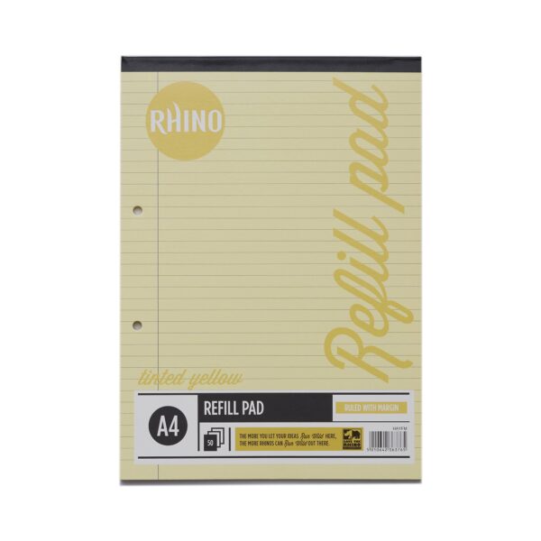 RHINO A4 Tinted Refill 100P Yellow F8M