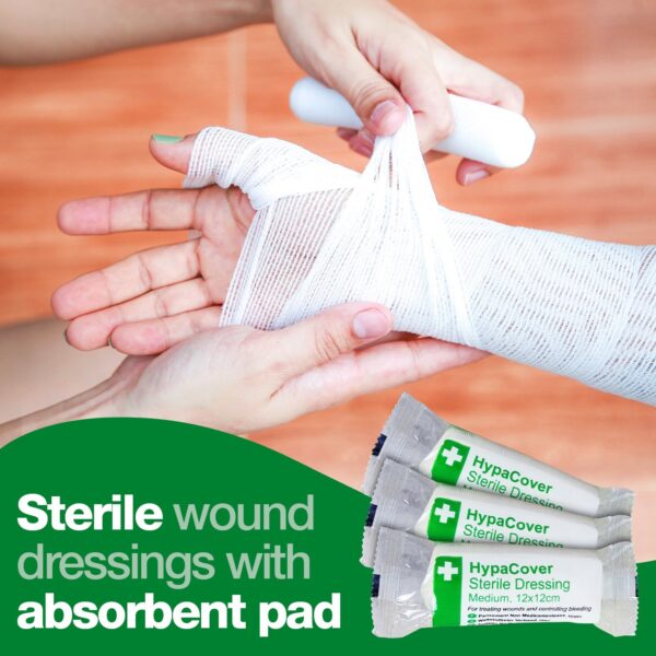 HypaCover Sterile Dressing Medium 12cm x 12cm (Pack 6) - D7631PK6