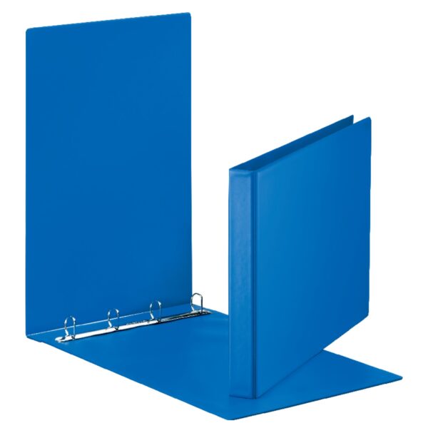 Esselte Standard Ring Binder Polypropylene 4 D-Ring A3 25mm Rings Landscape Blue 68735