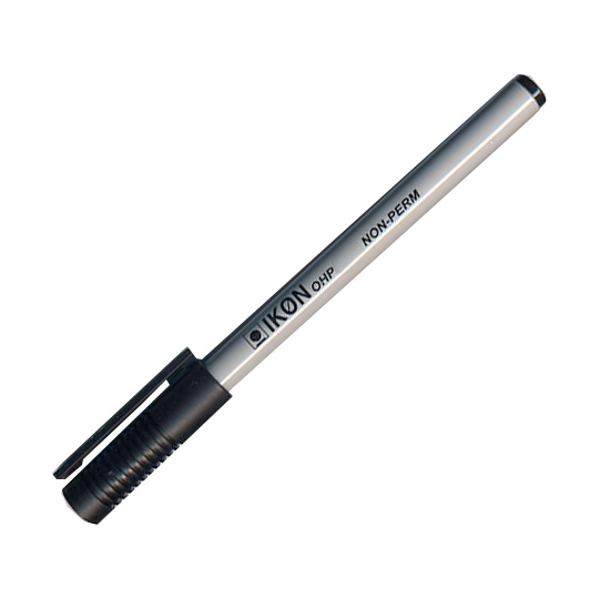 ValueX OHP Pen Non-Permanent Medium 0.7mm Line Black (Pack 10) - 742001
