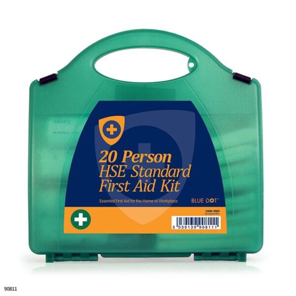 Blue Dot Eclipse HSE 20 Person First Aid Kit Green - 90811