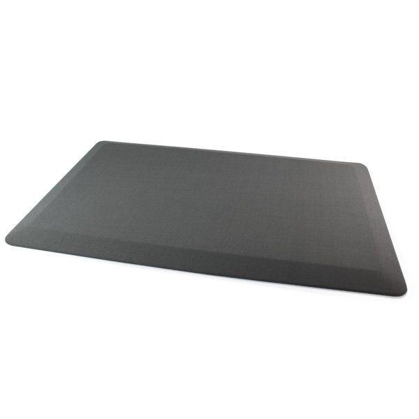 Floortex Anti-fatigue Ergonomic Non-slip Floor Standing Comfort Mat 80x50cm Grey - UFCA20320GRY