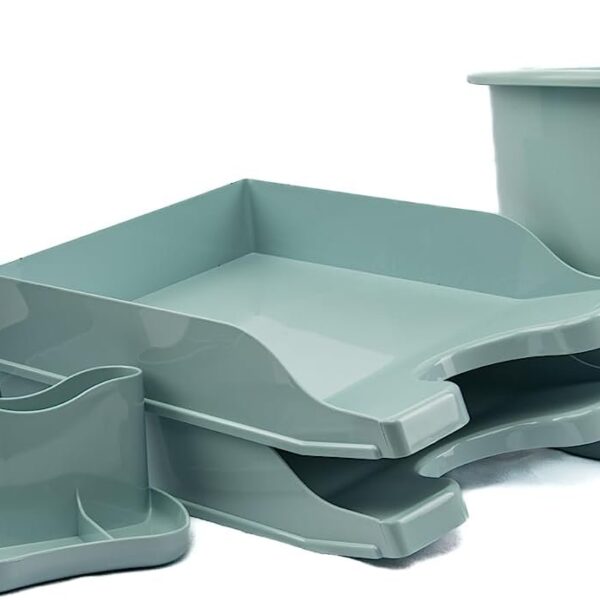 Deflecto Desk Accessory Starter Kit Peppermint - CP175YTPMT