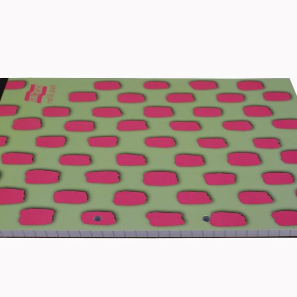 Europa Splash A4 Refill Pad Headbound 140 Pages 80gsm FSC Paper Ruled With Margin Punched 4 Holes Pink (Pack 6) - EU1511Z