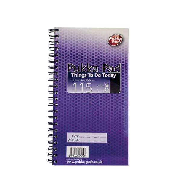 ValueX Things To Do Today Book 153x280mm 115 Sheets (Pack 5) - THI11/1/115
