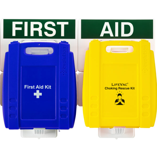 Evolution LifeVac and Catering First Aid Point, British Standard Compliant