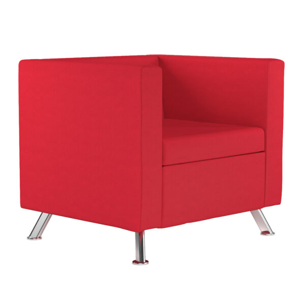 Single Seater Metal Frame Modular Reception Sofa