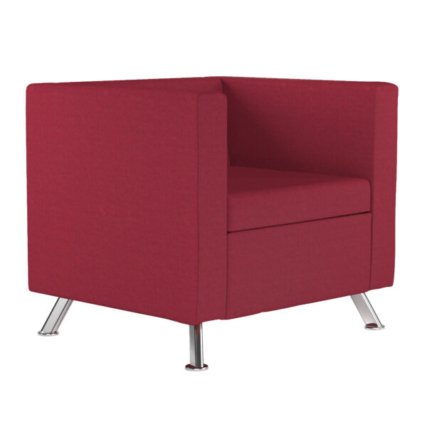 Single Seater Metal Frame Modular Reception Sofa