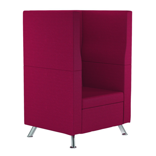 Single Seater Metal Frame Modular Reception Booth