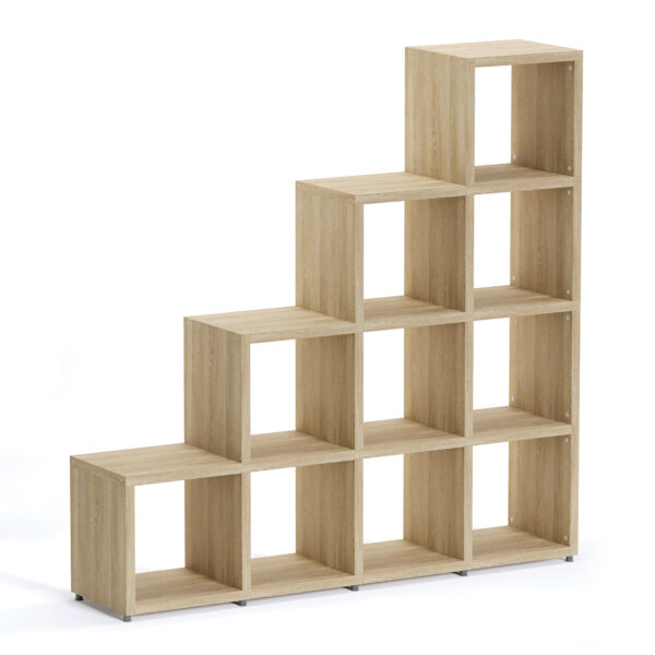 Boon - 10x Cube Stepped Shelf Storage System - 1470x1450x330mm
