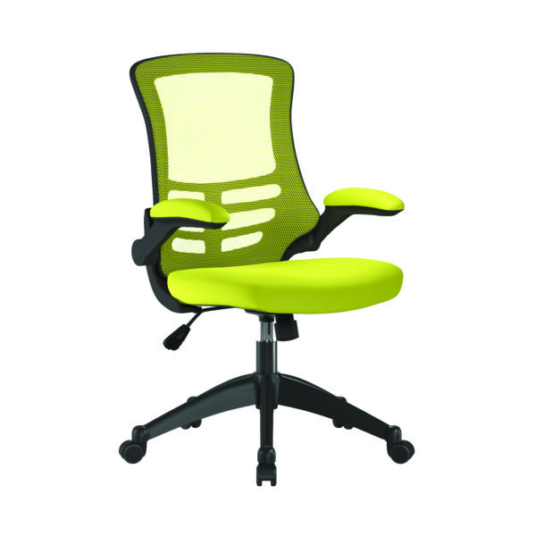 Designer High Back Mesh Chair with Folding Arms