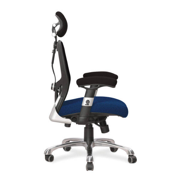 Ergonomic Luxury High Back Executive Mesh Chair with Chrome Base Certified for 24 Hour Use