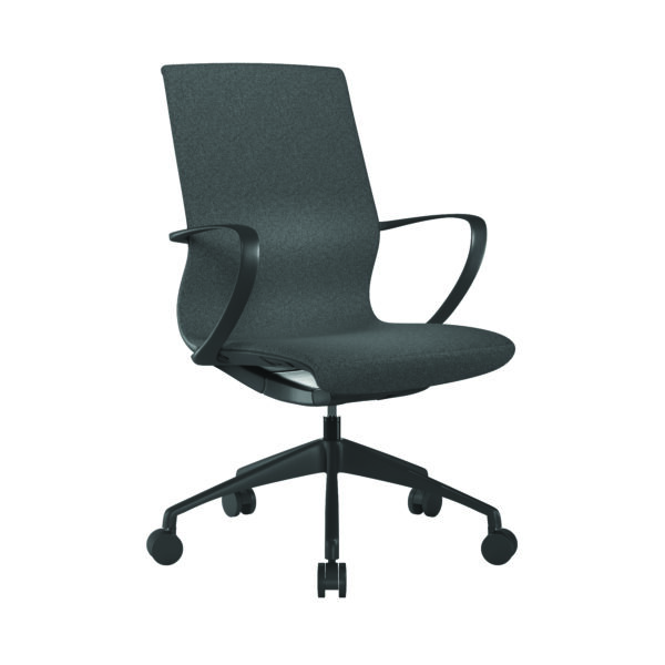 Medium Back Executive Task Chair with Minimalistic design, Integrated Height Control and  Weight Activated Auto Balance Mechanism